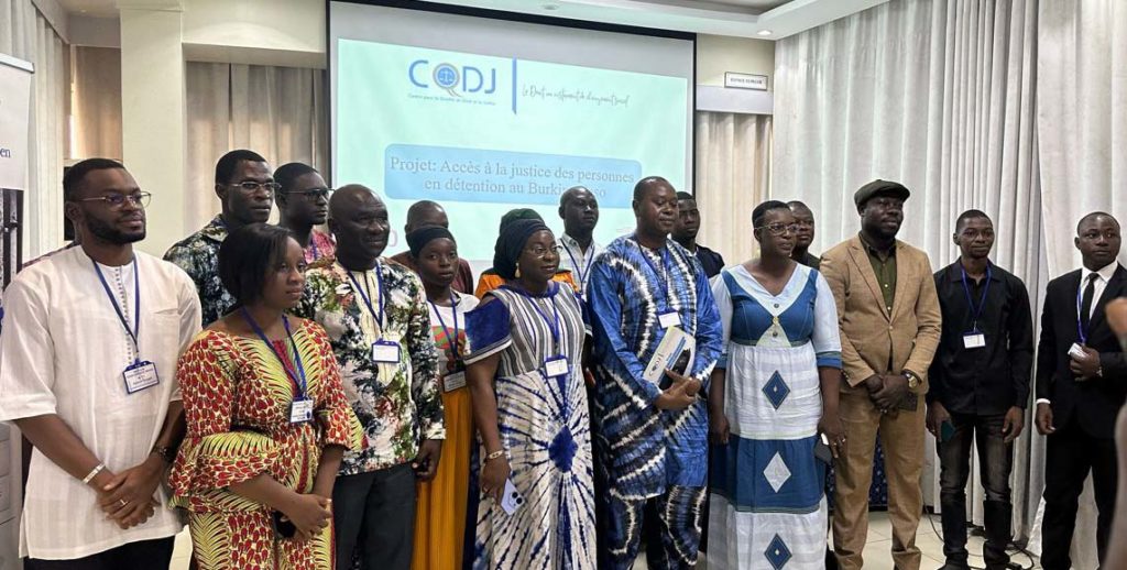 Burkina Faso : le CQDJ organise un atelier d’appropriation de son projet « Accès à la justice des personnes en  détention »